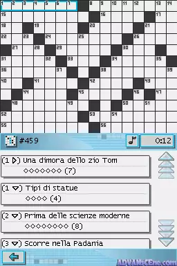 Image n° 3 - screenshots : Crosswords - Cruciverba Italiani